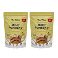 Me & Millets Banana Flavor Millet Pancake Mix (150g X 2) Sweetness Of Jaggery, No Maida, No Wheat, No Preservatives, Vegetarian, Eggless, Healthy Breakfast for Family (Jain Friendly)