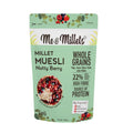Me & Millets Millet Muesli Berry and Nuts (400 g) - Rich In High Protein & Fibre, Millet Muesli With Oats, Nuts, Berries and Honey