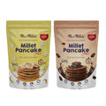 Me & Millets Chocolate and Banana Millet Pancake Mix (150g X 2) Sweetness Of Jaggery, No Maida, No Wheat, No Preservatives, Vegetarian, Eggless, Healthy Breakfast for Family (Jain Friendly)